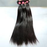 Virgin Brazilian Straight Hair 2 Bundles With 360 Lace Frontal Closure