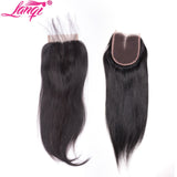 Non-Remy Brazilian straight hair with closure